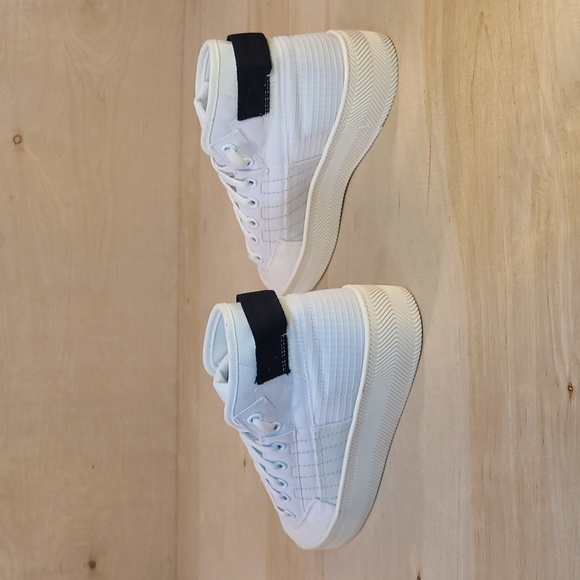 Adidas White Nizza Parley Hi Men's Shoes - Picture 5 of 10